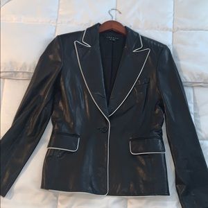 Leather Blazer